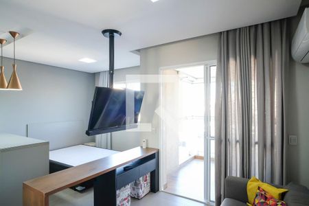 Sala de apartamento para alugar com 1 quarto, 36m² em Rudge Ramos, São Bernardo do Campo