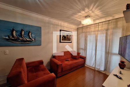 Sala de TV de apartamento à venda com 3 quartos, 92m² em Vila Santa Teresa, Santo André