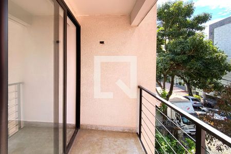 Varanda da Sala de apartamento à venda com 1 quarto, 94m² em Serra, Belo Horizonte
