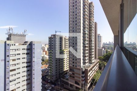 Vista/Varanda de kitnet/studio para alugar com 1 quarto, 26m² em Pinheiros, São Paulo