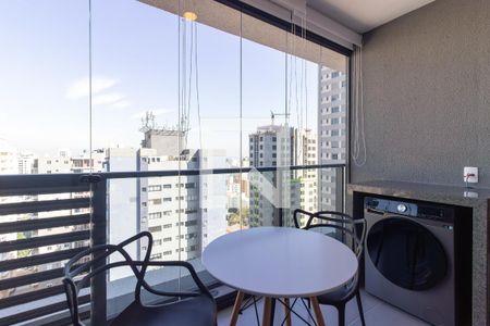 Vista/Varanda de kitnet/studio para alugar com 1 quarto, 26m² em Pinheiros, São Paulo