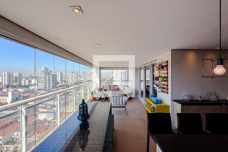 Varanda da Sala de apartamento para alugar com 4 quartos, 240m² em Ipiranga, São Paulo