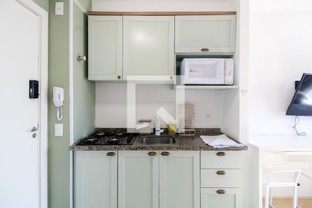 Sala/Cozinha de apartamento à venda com 1 quarto, 28m² em Mooca, São Paulo