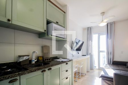 Sala/Cozinha de apartamento à venda com 1 quarto, 28m² em Mooca, São Paulo