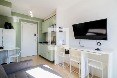 Sala/Cozinha de apartamento à venda com 1 quarto, 28m² em Mooca, São Paulo