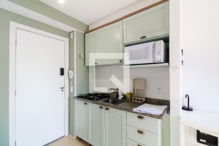 Sala/Cozinha de apartamento à venda com 1 quarto, 28m² em Mooca, São Paulo