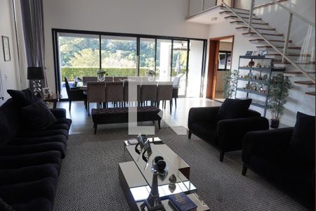 Sala de Estar de casa de condomínio à venda com 5 quartos, 460m² em Colinas da Anhanguera, Santana de Parnaíba