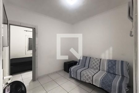 Sala de apartamento para alugar com 1 quarto, 50m² em Cidade Ocian, Praia Grande