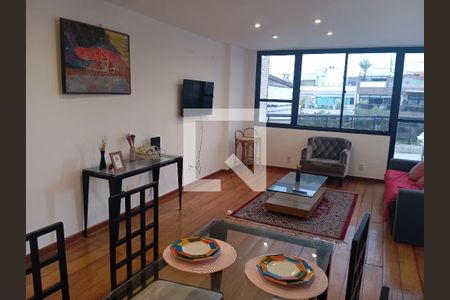 Sala de apartamento para alugar com 4 quartos, 185m² em Barra da Tijuca, Rio de Janeiro