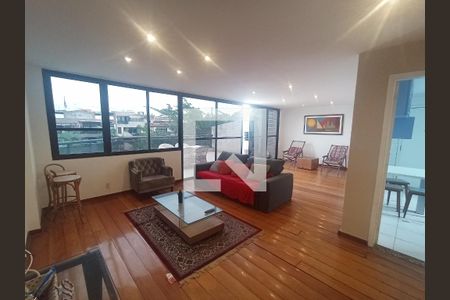 Sala de apartamento para alugar com 4 quartos, 185m² em Barra da Tijuca, Rio de Janeiro