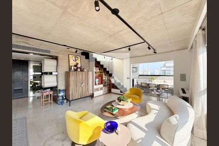 Sala  de apartamento à venda com 4 quartos, 256m² em Campo Belo, São Paulo