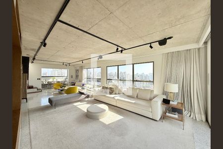 Sala  de apartamento à venda com 4 quartos, 256m² em Campo Belo, São Paulo