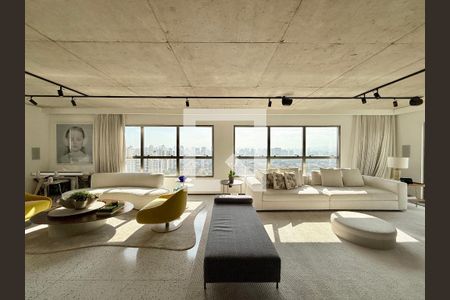 Sala  de apartamento à venda com 4 quartos, 256m² em Campo Belo, São Paulo