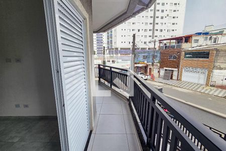 Varanda de casa de condomínio para alugar com 2 quartos, 74m² em Nova Mirim, Praia Grande