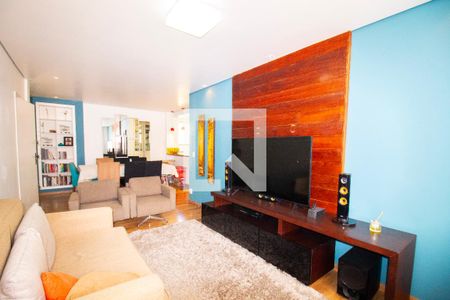 Sala  de apartamento à venda com 3 quartos, 90m² em Santa Lúcia, Belo Horizonte