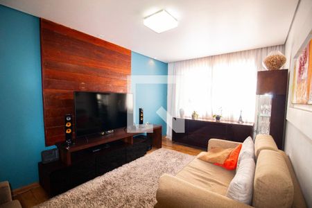 Sala  de apartamento à venda com 3 quartos, 90m² em Santa Lúcia, Belo Horizonte