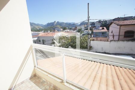 Varanda da Sala de casa à venda com 1 quarto, 75m² em Taquara, Rio de Janeiro