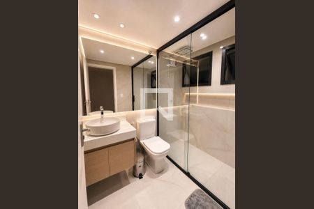 Banheiro de apartamento para alugar com 3 quartos, 140m² em Balneario Cidade Atlantica, Guarujá