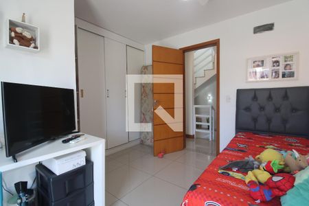 Suíte 1 de casa de condomínio à venda com 3 quartos, 129m² em Tanque, Rio de Janeiro