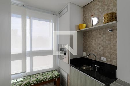 Varanda Gourmet de apartamento para alugar com 1 quarto, 42m² em Loteamento Mogilar, Mogi das Cruzes
