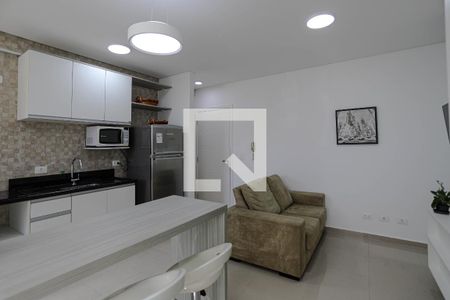 Sala de apartamento para alugar com 1 quarto, 42m² em Loteamento Mogilar, Mogi das Cruzes