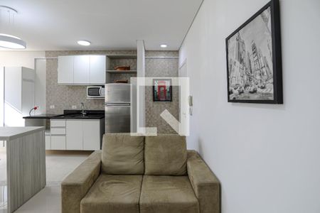 Sala de apartamento para alugar com 1 quarto, 42m² em Loteamento Mogilar, Mogi das Cruzes