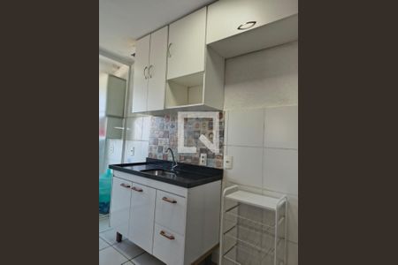 Cozinha de apartamento à venda com 2 quartos, 44m² em Campo Grande, Rio de Janeiro