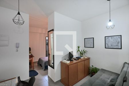 Sala de apartamento à venda com 1 quarto, 32m² em Vila Plana, São Paulo