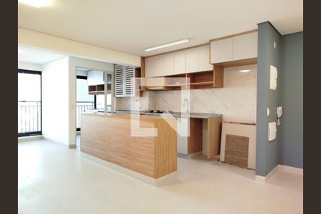 Sala com cozinha americana de apartamento para alugar com 2 quartos, 76m² em Vila Zilda, São Paulo