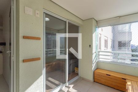 Varanda da sala  de apartamento para alugar com 2 quartos, 65m² em Centro, Diadema