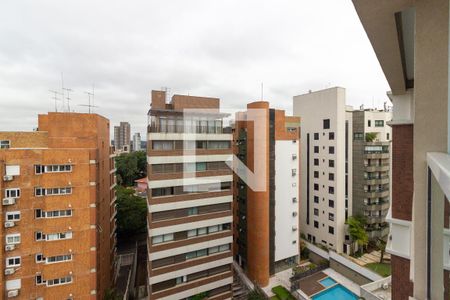 Vista/Varanda de kitnet/studio à venda com 1 quarto, 37m² em Vila Madalena, São Paulo