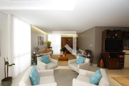 Sala de casa à venda com 5 quartos, 291m² em Luxemburgo, Belo Horizonte