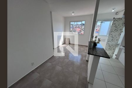 Sala/Cozinha de apartamento para alugar com 2 quartos, 45m² em Jardim Adelfiore, São Paulo