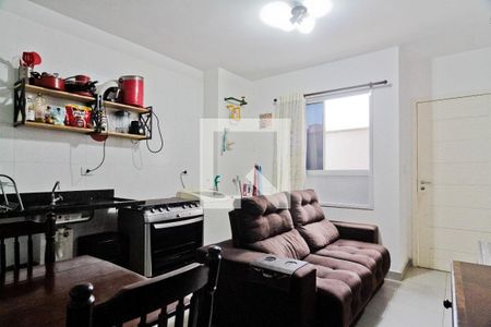 Sala e cozinha de apartamento à venda com 2 quartos, 43m² em Casa Verde, São Paulo
