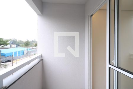 Varanda da sala de apartamento à venda com 3 quartos, 54m² em Canhema, Diadema