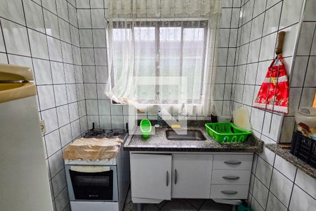 Cozinha de apartamento para alugar com 1 quarto, 50m² em Aviação, Praia Grande