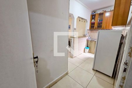 Sala - Cozinha de kitnet/studio para alugar com 1 quarto, 32m² em Nova Mirim, Praia Grande