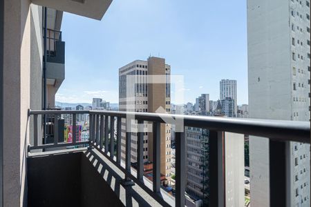 Varanda do Quarto de kitnet/studio para alugar com 1 quarto, 25m² em Consolação, São Paulo