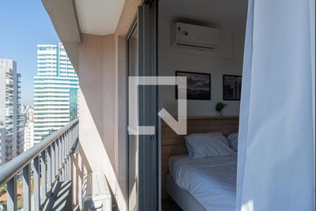 Varanda do Quarto de kitnet/studio para alugar com 1 quarto, 25m² em Consolação, São Paulo
