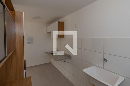 Cozinha e Área de Serviço de apartamento para alugar com 2 quartos, 55m² em Parque Orestes Ongaro, Sumaré