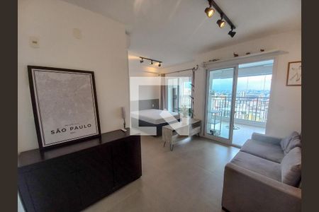 Quarto/Sala de kitnet/studio para alugar com 1 quarto, 35m² em Campos Elíseos, São Paulo