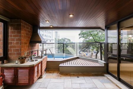 Varanda da Sala de apartamento para alugar com 2 quartos, 165m² em Itaim Bibi, São Paulo