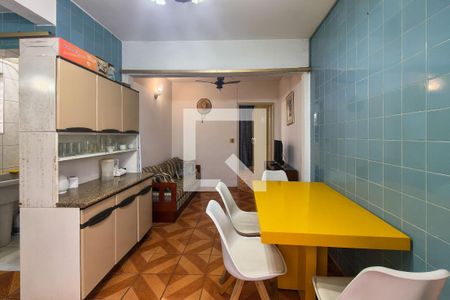 Sala/Cozinha de apartamento para alugar com 1 quarto, 45m² em Guilhermina, Praia Grande