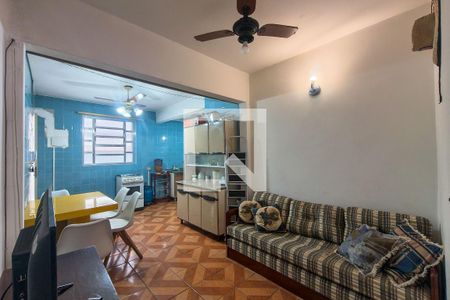 Sala/Cozinha de apartamento para alugar com 1 quarto, 45m² em Guilhermina, Praia Grande