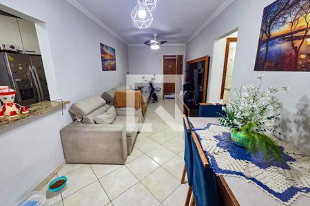 Sala de apartamento para alugar com 2 quartos, 94m² em Maracanã, Praia Grande