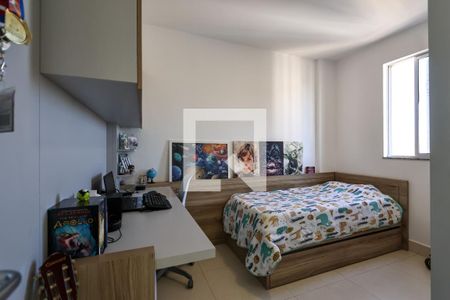 Quarto 2 de apartamento à venda com 3 quartos, 95m² em Caiçara-adelaide, Belo Horizonte
