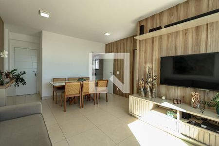 Sala de apartamento à venda com 3 quartos, 95m² em Caiçara-adelaide, Belo Horizonte