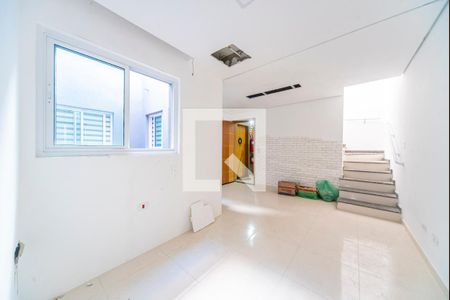 Sala de apartamento para alugar com 2 quartos, 98m² em Vila Alzira, Santo André