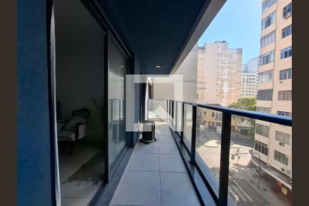 Varanda  de apartamento para alugar com 1 quarto, 54m² em Centro, Rio de Janeiro