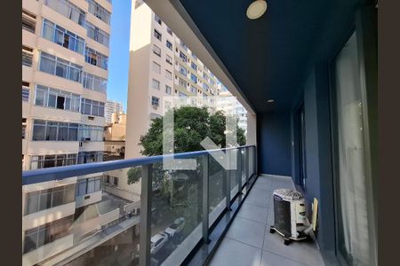 Varanda  de apartamento para alugar com 1 quarto, 54m² em Centro, Rio de Janeiro